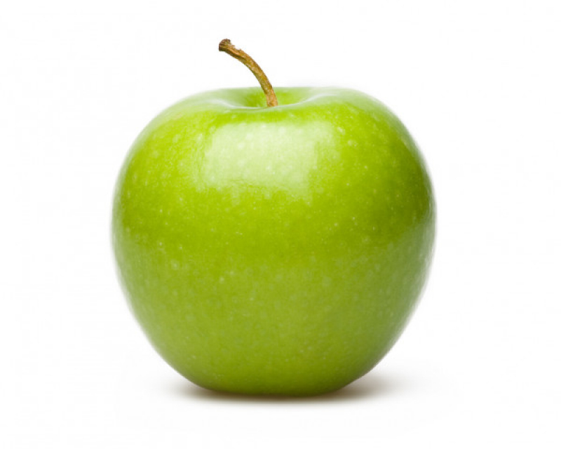 Яблоко свежее (мытые, по 5 штук, каждое в индивидуальной упаковке)